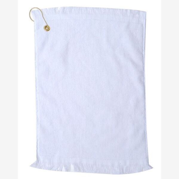 Pro Towels 11X17 Fringed Golf Towel w/Grommet & Hook Thumbnail