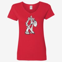 Ladies' Heavy Cotton™ V-Neck T-Shirt Thumbnail