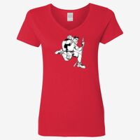 Ladies' Heavy Cotton™ V-Neck T-Shirt Thumbnail